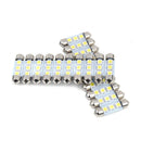 20x 36mm CANBUS C5W 6418 3 LED 5050 SMD Interior Dome Plate Light Lamp Bulb 12V