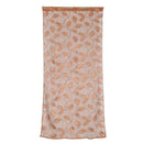Modern Leaf Window Curtain Drape Panel Screen Tulle Sheer Valance Dark Coffee