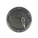 For Jeep Wrangler JK 07-18 Car Gas Gasoline Tank Cap Cover with Lock Alumin