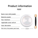 1pcs Nail Glitter Rainbow Powder Mirror Shimmer Nail Art Decoration Neon Po G6S5