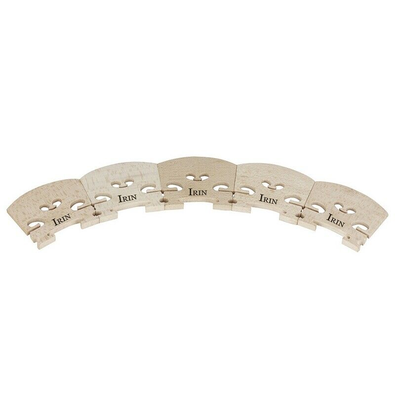 Irin 5Pcs/Lot Maple Wood Regular Acoustic Violin Bridge 4/4 Sizes Durable V