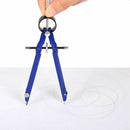 Professional Compass with Lock, Compass for Geometry, 6inch Spring Bow Comp