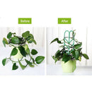 Garden Trellis For Climbing Plants, Leaf Shape Potted Plant Support Vines V