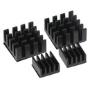 4pcs Black Aluminum Heatsink Cooler Cooling Kit For Raspberry Pi 3/2 /Rpi B+ nME