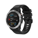 Replacement Silicone Strap for Garmin Fenix 6 6 Pro 5 5 Plus 22mm (Black) A