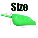 Black Plastic Shovel Feed Scoop for Pet Food Ice Ingredient Break Resistance