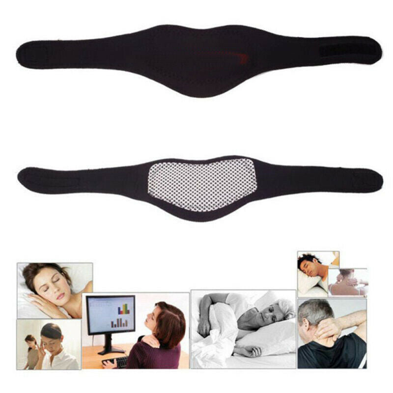 Enduring Relax Self Heating Neck Wrap Heat Brace Support Strap Pain LWH