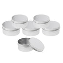 6x Aluminium Empty Pot Candle Soap Jewelry Findings Jar Tins Box 200ml 250ml