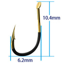 20pcs Fishing Hooks Fishing Tackle Durable Fishhooks Carp Barbed Hook Ocean P4C4