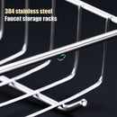 Faucet Storage Racks Sink Organizer Stainless Steel Draining Soap Sponge Dish