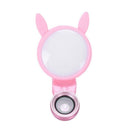 Phone Lens Led Fill Light 4K Hd Wide Angle Micro-Clipon With Cat Ears For M