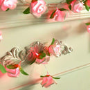 Romantic 20LED Rose Flower Lamp Home Holiday Festival Party Lights Decor