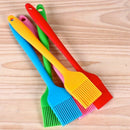Set Of 4 Silicone Pastry Basting Grill Barbecue Brush - Solid Core And Hygi