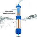 Emergency Ergonomic Outdoor Camping Hiking Water Filter Straw Portable Purifier