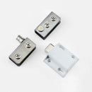 2 pairs Stainless steel Pair Glass Clamp Door Pivot Hinge Set for 5-8mm QHE