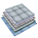 100% Pure Cotton Men's Handkerchiefs Pocket Square Hankies for Business Men