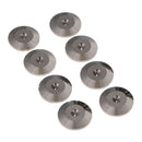 8PCS Speaker Spikes Foot Mats Feet Pads 25*4mm Metal Durable for Hifi Players