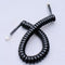 2Meters Black RJ11 4C Plug Modular Telephone Extension Phone Cord Cable Line