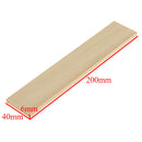 20pcs Smooth Unfinished Wood Slices Rectangle Board for Modelling Material