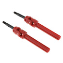 2 Pieces Red Rear Drive Shaft for 1/10 Traxxas Slash 4X4 HQ727 Remote Control
