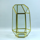 Geometric Glass Flower Pot DIY Terrarium Container Tealight Candle Holder