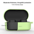 Portable Protective Silicone Case w/Buckle for QCY T1S/T2C/T1X/QS2/T2S Earbuds