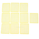 10pcs Carp Fishing Tackle Hair Rig Boilie Bait Dumbell Stops Stoppers Set Yellow