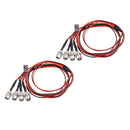 RC Car 8 LED Headlights Roof Light for 1/5 1/8 1/10 1/12 1/16 RC Car Truck