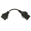 17 Pin To 16 Pin Diagnosis OBD2 Adapter Scanner Cable Connector