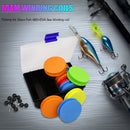20x Fishing Kit Fishing Line Foam Board Winding Coil Fishing Spools w/ Pins