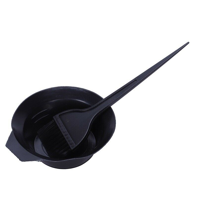 5pcs / set dye hair dye with hair brush bowl combo hair tools black Z3U6