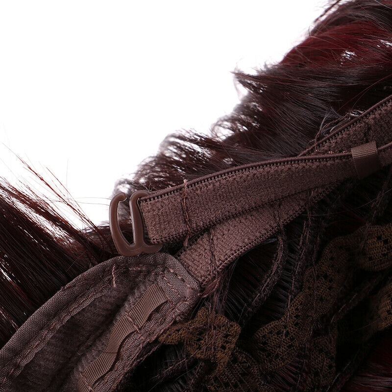 Anime Demon Slayer: Kimetsu no Yaiba Kamado Tanjirou Wine Red Wig Hair Cospl FT