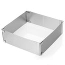 Stainless Steel Cake Ring Handmade Diy Pastry Moulding Decoration Adjustabl