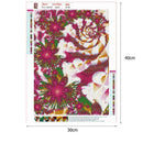 5D DIY Full Drill Diamond Painting Flower Cross Stitch Mosaic Kits (LM222)