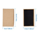 24PCS Tan Cardboard Jewelry Box Rectangle Kraft Paper Gift Boxes For Jewelry New