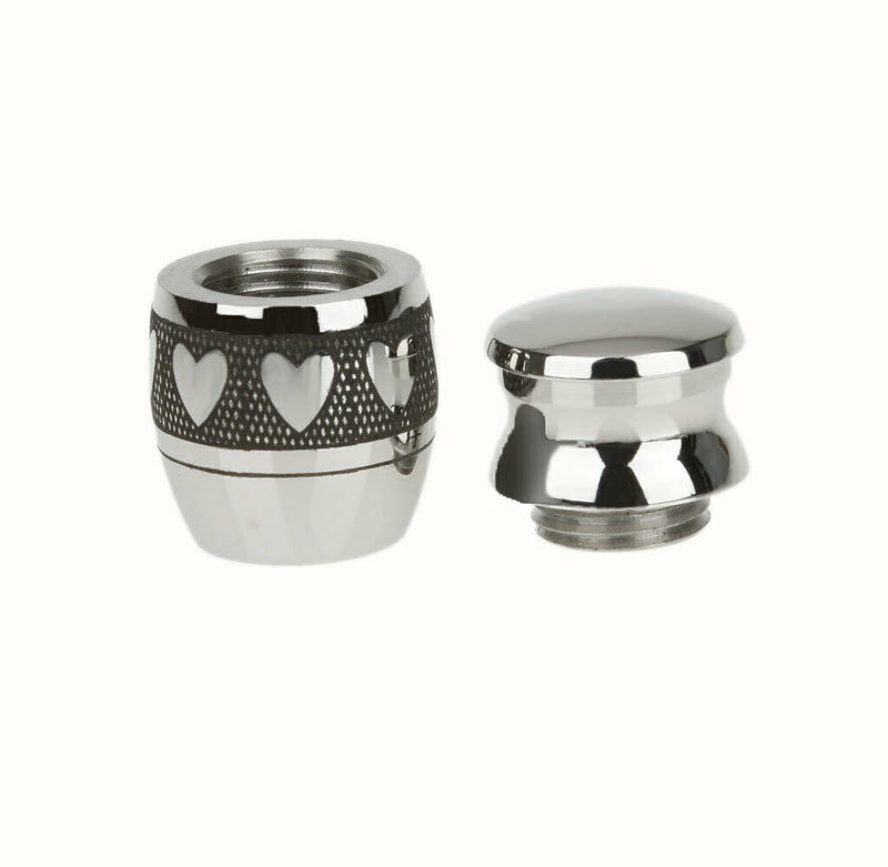 Stainless Steel Cremation Necklace Pet Ash Container Holder Jewellery Heart