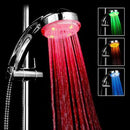 7 Colour LED High Pressure Shower Head Bathroom Powerful Energy Saving