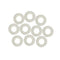 10pcs Cotton Felt Mats Trumpet Key Pad for Trumpet Trombone Repair Accessor