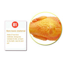 Dog Toys Simulation Silicone Roasted Chicken Tooth-resistant Teeth Pet Trai M3Z5