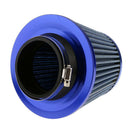 76mm Car Air Filter Tapered Cold Air Intake Cleaner Filtering Auto Parts