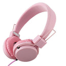 Fashionable Headset Foldable Design Children Kids Over Wired Earphones Head