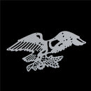 Vivid  Eagle Metal Cutting Dies Hollow Stencils  Album Embossing Paper Cards JR