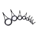 8pcs 8 Size Fishing Rod Guide Tip Top Ring Circle Pole Repair Kit Set Fishing.AU