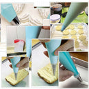 Silicone Pastry Bags, 3 Sizes Reusable Icing Piping Bags Baking Cookie Cake Y1N1