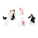 Romantic Bride and Groom Wedding Cake Topper Couple Hug Kiss Bridal Decor 3C
