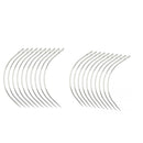 12pcs Hair Weft Extension Weaving  C Type Hooks Tool Threader