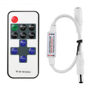 Wireless Remote Mini Dimmer TO DC Adapter For Led Single Color Light Strip LJ
