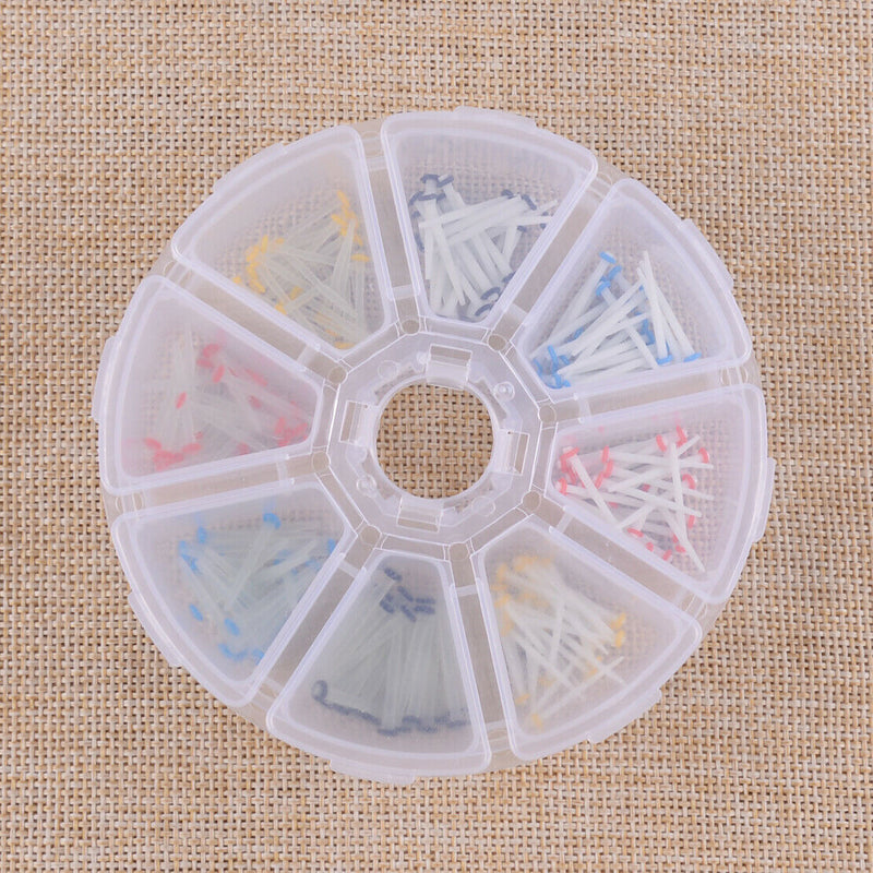 200pc Dental Fiber Post Glass & Quartz Teeth Restorative 1.0 1.2 1.4 1.6mm Posts