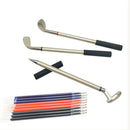 Golf Pens with Golf Bag Holder,Novelty Gifts with 3 Pieces Aluminum Pen Off