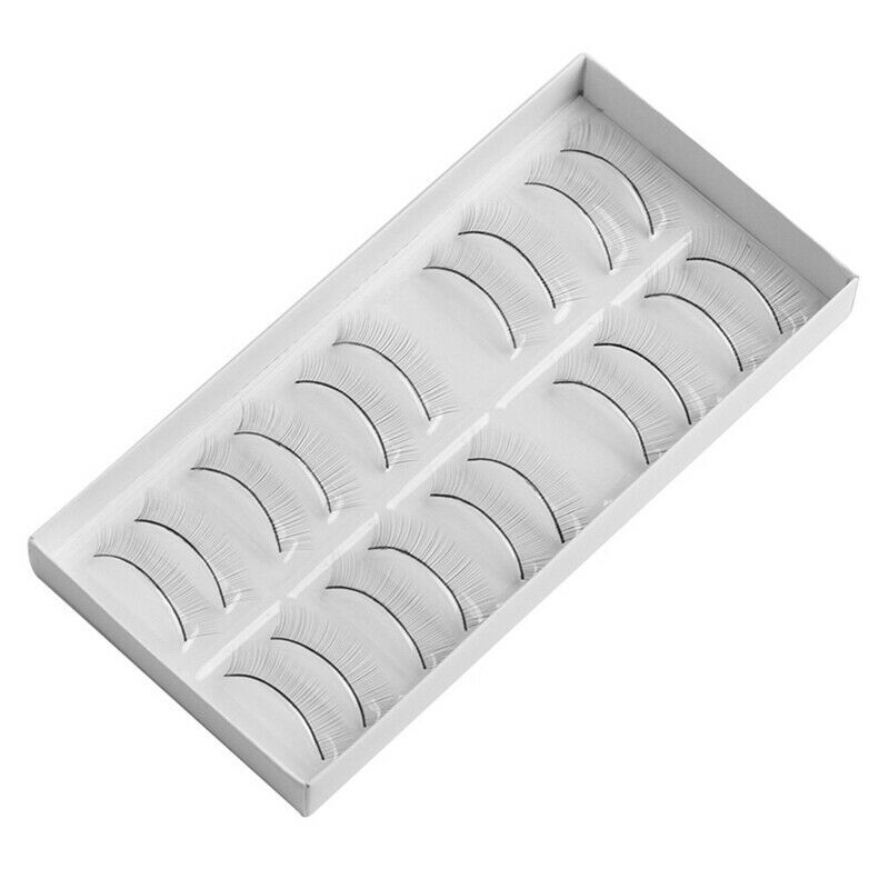 10 Pairs/Set False Eyelashes Handmade Training Lashes For Beginners Teachin B8L2